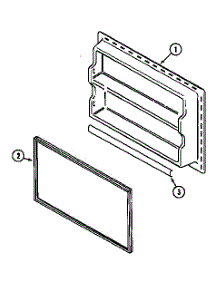 Freezer Inner Door (Gt2413nxfw) parts for Maytag Refrigerator GT2413NXF* from AppliancePartsPros.com