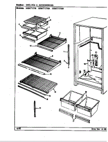 Shelves & Accessories (Hrnt1716 / Bf28a) (Hrnt1716a / Bf33a) (Hrnt1716h / Bf34a) (Hrnt1716h / Bf34d) parts for Maytag Refrigerator HRNT1716/BF28A from AppliancePartsPros.com