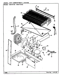 Unit Compartment & System parts for Maytag Refrigerator HRNT1716/BF28D from AppliancePartsPros.com
