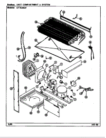 Unit Compartment & System parts for Maytag Refrigerator GT15X83V/DF15A from AppliancePartsPros.com