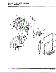 Ice & Water Dispenser parts for Maytag Refrigerator HRNS2209A/AP31A from AppliancePartsPros.com