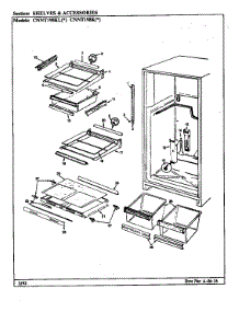 Shelves & Accessories parts for Maytag Refrigerator CNNT198KA/CF66A from AppliancePartsPros.com
