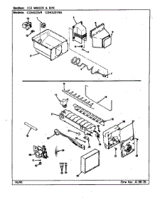 Ice Maker & Bin parts for Maytag Refrigerator CDNS22V9/CR37A from AppliancePartsPros.com