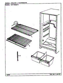 Shelves & Accessories parts for Maytag Refrigerator GNT15M42/CF01A from AppliancePartsPros.com