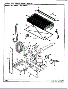Unit Compartment & System parts for Maytag Refrigerator GNT19M4XH/CL63A from AppliancePartsPros.com