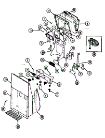 Ice & Water Dispenser parts for Maytag Refrigerator GS20X8D3V/DP10A from AppliancePartsPros.com