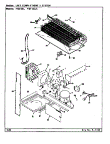 Unit Compartment & System (Nnt156l / Cc01a) (Nnt156l / Cc01b) (Nnt156la / Cc02a) (Nnt156la / Cc02b) parts for Maytag Refrigerator NNT156L/CC02B from AppliancePartsPros.com