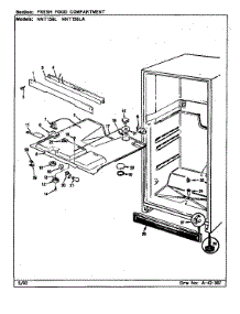 Fresh Food Compartment (Nnt156l / Cc01a) (Nnt156l / Cc01b) (Nnt156la / Cc02a) (Nnt156la / Cc02b) parts for Maytag Refrigerator NNT156L/CC02B from AppliancePartsPros.com