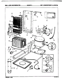 Unit Compartment & System parts for Maytag Refrigerator NNS227JA/9P10A from AppliancePartsPros.com