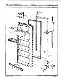 Fresh Food Door parts for Maytag Refrigerator NNS227JA/9P10A from AppliancePartsPros.com