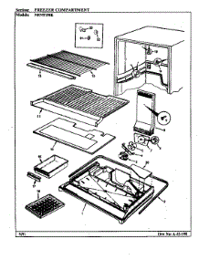 Freezer Compartment parts for Maytag Refrigerator NENT198KA/BC64A from AppliancePartsPros.com
