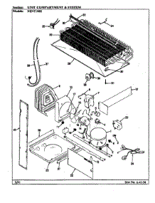 Unit Compartment & System parts for Maytag Refrigerator NENT198KA/BC64A from AppliancePartsPros.com