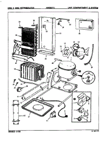 Unit Compartment & System parts for Maytag Refrigerator NNS207J/9P01A from AppliancePartsPros.com