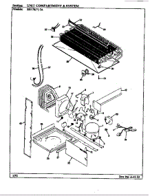 Unit Compartment & System (Nedns249ha / 7L38a) (Nedns249hh / 7L38a) parts for Maytag Refrigerator NEDNS249H/7L38A from AppliancePartsPros.com