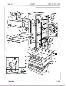 Fresh Food Compartment (Nedns249ha / 7L38a) (Nedns249hh / 7L38a) parts for Maytag Refrigerator NEDNS249H/7L38A from AppliancePartsPros.com
