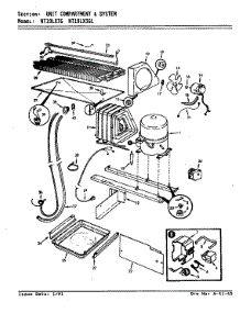 Unit Compartment & System parts for Maytag Refrigerator NT19LX3GL/AF70A from AppliancePartsPros.com