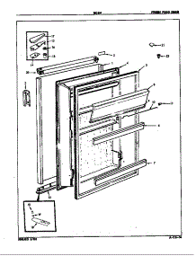 Fresh Food Door parts for Maytag Refrigerator RC5H/E8S00 from AppliancePartsPros.com