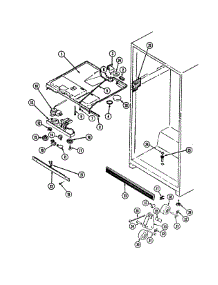 Fresh Food Compartment parts for Maytag Top-Mount Refrigerator RBE214RFA-DD54A from AppliancePartsPros.com