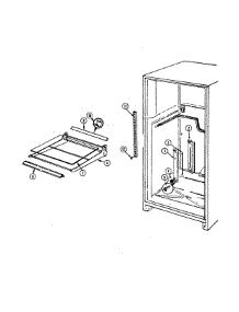Shelves & Accessories parts for Maytag Top-Mount Refrigerator RBE214RFA-DD54A from AppliancePartsPros.com