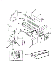 Optional Ice Maker Kit parts for Maytag Top-Mount Refrigerator CNT23W8-CL91A from AppliancePartsPros.com