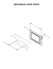 Microwave Door Parts parts for Maytag Wall Oven/Microwave Combo MMW9730FZ03 from AppliancePartsPros.com