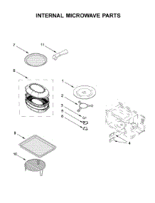 Internal Microwave Parts parts for Maytag Wall Oven/Microwave Combo MMW9730FZ03 from AppliancePartsPros.com