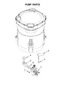 Pump Parts parts for Maytag Washer MVWB765FW2 from AppliancePartsPros.com