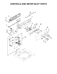 Controls And Water Inlet Parts parts for Maytag Washer MVWP575GW0 from AppliancePartsPros.com