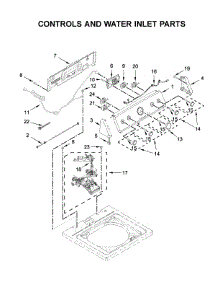Controls And Water Inlet Parts parts for Maytag Washer MVWC465HW2 from AppliancePartsPros.com