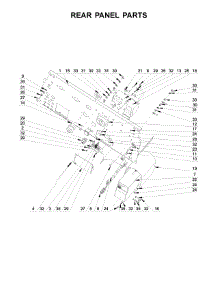 Rear Panel Parts parts for Maytag Washer MXR25PNAAS from AppliancePartsPros.com