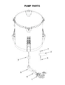 Pump Parts parts for Maytag Washer MVWB835DW4 from AppliancePartsPros.com
