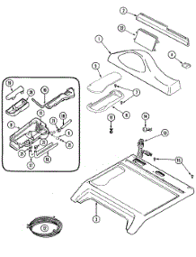 Control Panel & Top parts for Maytag Washer PVTEST2Q from AppliancePartsPros.com