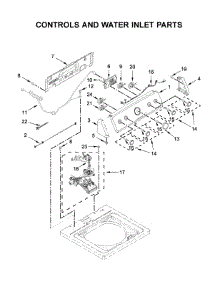 Controls And Water Inlet Parts parts for Maytag Washer MVWC465HW1 from AppliancePartsPros.com