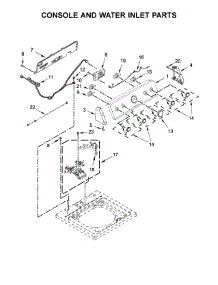 Console And Water Inlet Parts parts for Maytag Washer MVWC565FW1 from AppliancePartsPros.com
