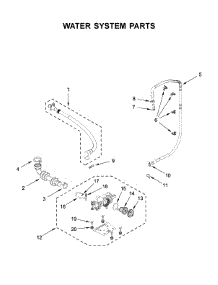Water System Parts parts for Maytag Washer MHW6630HC0 from AppliancePartsPros.com
