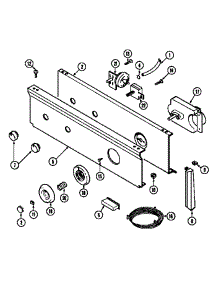 Control Panel (Lat8014aae) (Lat8014aal) (Lat8014aam) (Lat8014abe) parts for Maytag Washer LAT8014ABL from AppliancePartsPros.com