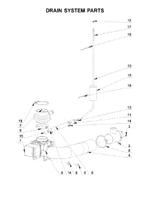 Drain System Parts parts for Maytag Washer MXR20PNAAS from AppliancePartsPros.com