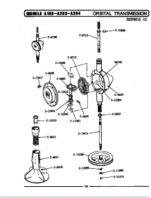 Orbital Transmission (Series 10) (A283) (Ga283) (La283) parts for Maytag Washer BA283 from AppliancePartsPros.com