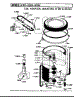 Tub, Agitator, Mounting Stem & Seal (A283) (Ga283) (La283)