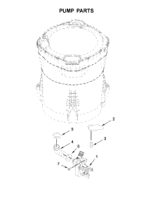 Pump Parts parts for Maytag Washer MVWB765FW1 from AppliancePartsPros.com