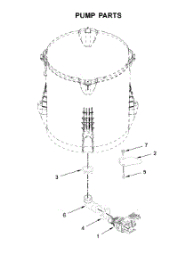 Pump Parts parts for Maytag Washer MVWB835DC4 from AppliancePartsPros.com