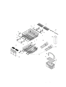 Racks parts for Bosch Dishwasher SMU7056UC/09 / FD7507-7902 from AppliancePartsPros.com