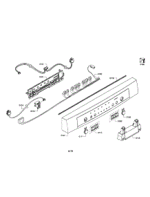 Controls / Facia Panel parts for Bosch Dishwasher SHE3ARL5UC/06 from AppliancePartsPros.com