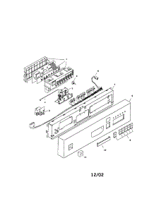 Fascia Panel parts for Bosch Dishwasher SHU5314UC/06 from AppliancePartsPros.com