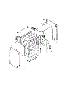Tank Assembly parts for Bosch Dishwasher SHU5314UC/06 from AppliancePartsPros.com