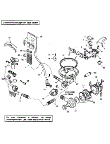 Component Assy parts for Bosch Dishwasher SHU53A02UC/14 from AppliancePartsPros.com