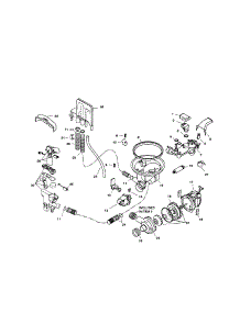 Component Assemblies parts for Bosch Dishwasher SHU3036UC/12 / FD 8003 from AppliancePartsPros.com