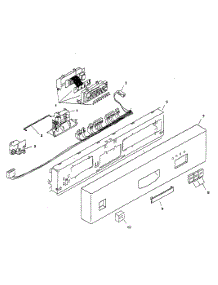 Fascia Panel parts for Bosch Dishwasher SHU3306UC/11 from AppliancePartsPros.com