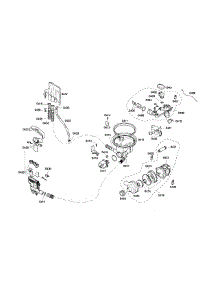 Valve Assy parts for Bosch Dishwasher SHI66A05UC/14 from AppliancePartsPros.com