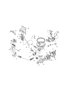 Component Assemblies parts for Bosch Dishwasher SHU4302UC/12 / FD 8003 from AppliancePartsPros.com